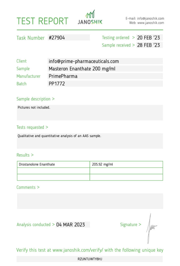Masteron Enanthate