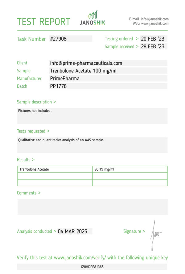 Trenbolone Acetate